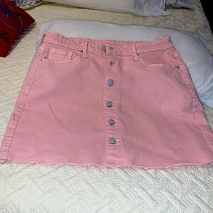Ladies Size 10 Old Navy Pink Denim Skirt! NW/OT.